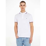 Tommy Hilfiger 1985 Rwb Tipped Slim Polo - heren poloshirt - wit