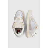 Tommy Jeans - Heren Sneakers - Beige - Leer