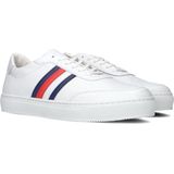 Tommy Hilfiger Premium Cupsole Mono Sneakers - Leren Sneaker - Heren - Wit