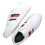 Tommy Hilfiger Premium Cupsole Mono Sneakers - Leren Sneaker - Heren - Wit