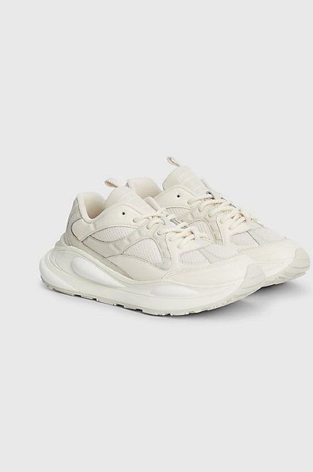 Tommy Jeans - Sneakers - Beige - Leer