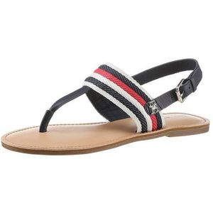 Tommy Hilfiger, Dames, Schoenen, Blauw, Maat: 37 EU Leer,