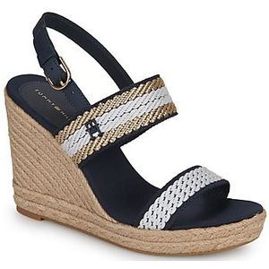 Sandalen met sleehak TOMMY HILFIGER. Polyester materiaal. Maten 41. Blauw kleur