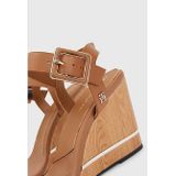 Tommy Hilfiger - Fw 0Fw 07074Gu 9 - Dames Schoenen - Bruin - Leren