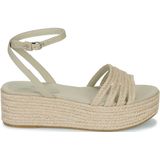 Sandalen met platform TOMMY HILFIGER. Linnen materiaal. Maten 40. Beige kleur