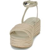 Sandalen met platform TOMMY HILFIGER. Linnen materiaal. Maten 40. Beige kleur