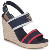 Tommy Hilfiger  RWB FEMININE WEDGE  sandalen  dames Marine