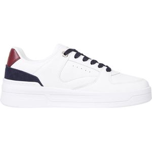 Tommy Hilfiger - Witte Leren Sportschoen - Dames - Stijlvolle Casual Schoen