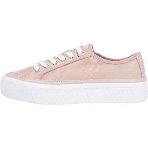 Tommy Hilfiger - Platform Vulcanized Sneaker - Roze - Kalmerend Roze - Premium Design