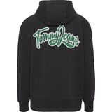 Tommy Jeans - Heren Hoodies Relax College Pop Hoodie - Zwart