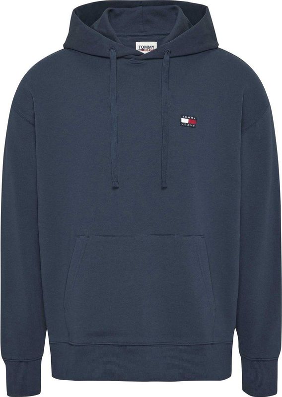 Tommy Hilfiger TJM Relax XS Badge Hoodie Heren - Blauw - Maat S