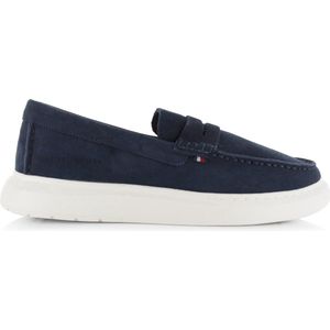 Tommy Hilfiger Suède Loafers Donkerblauw