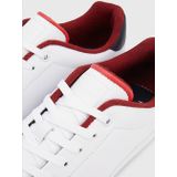 Tommy Hilfiger - Court Sneaker - Blauwe RWB - Leren Schoen - Cupsole