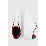 Tommy Hilfiger - Court Sneaker - Blauwe RWB - Leren Schoen - Cupsole