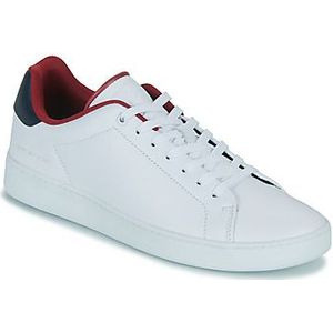 Tommy Hilfiger - Court Sneaker - Blauwe RWB - Leren Schoen - Cupsole