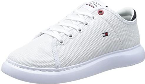 Tommy Hilfiger - Lightweight Textile Cupsole - Sneakers - Wit