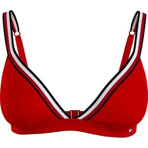 Tommy Hilfiger - Driehoek Rp - BH - Rood - Materiaal: Synthetisch