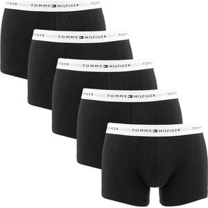 Tommy Hilfiger - 5p Stam - Boxershorts - Zwart - Biologisch Katoen