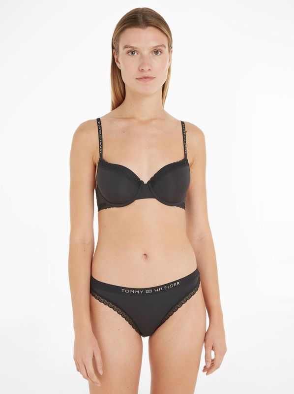 Tommy Hilfiger Bikini-slipje - Zwart - Gerecycled Nylon/Elastaan