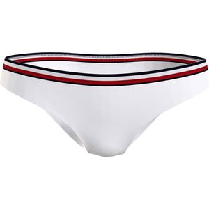 Tommy Hilfiger - Uw0uw04113 - Bikinibroekje - Zwart - 78% Gerecycled Polyamide, 22% Elastaan