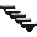 Tommy Hilfiger Underwear Slip »5P BRIEF«, (Packung, 5 St., 5er-Pack), mit kontrastfarbenem Logobund