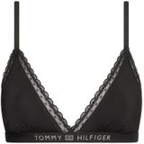 TOMMY HILFIGER - Triangel-BH - Zwart - Microvezel en Kant