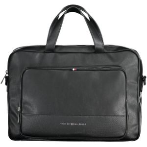 Tommy Hilfiger Heren Th Essential Slim Computer Bag, One Size, Zwart
