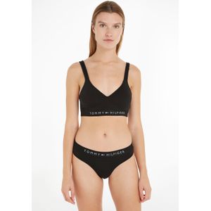 Tommy Hilfiger - UW0UW04612 - Bralette BH - Zwart - Biologisch Katoen - Duurzaam