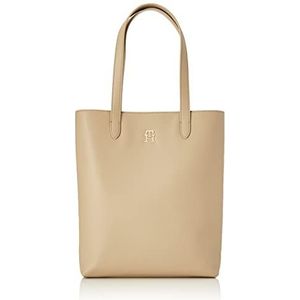 TH CASUAL SLIM TOTE NS, Beige, One Size, Beige, Eén maat, TH CASUAL SLIM TOTE NS