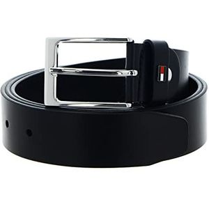 Tommy Hilfiger Heren Layton Adj Riem Leer, Zwart, 85