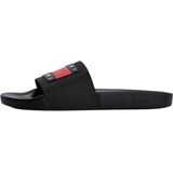 Tommy Hilfiger - Tommy Jeans - Sandalen - Zwart - Thermoplastisch Elastomeer
