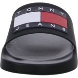 Tommy Hilfiger - Tommy Jeans - Sandalen - Zwart - Thermoplastisch Elastomeer