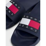 Tommy Hilfiger Heren Tommy Jeans Pool Slide Ess, Twilight Navy, 40 EU