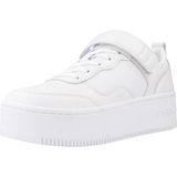 Tommy Jeans Adhesive Strip Flatform Wit