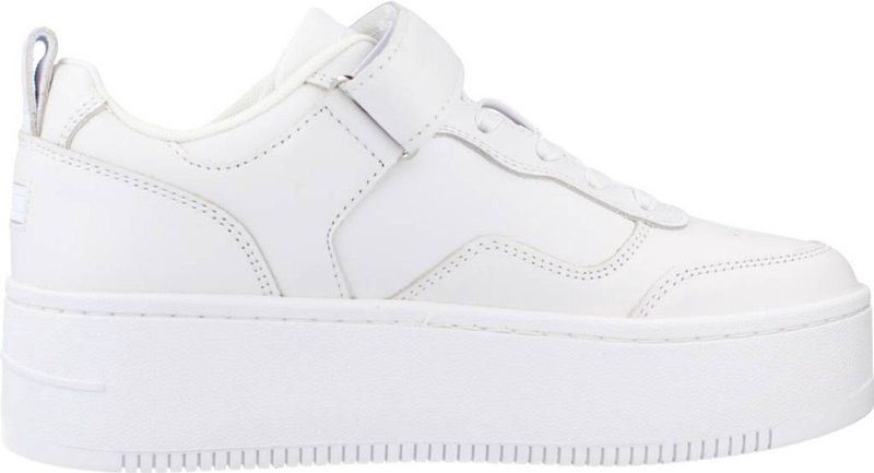 Tommy Jeans Adhesive Strip Flatform Wit