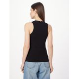 Tommy Hilfiger Dames Slim Rib Stretch Tank Top, Zwart, XS
