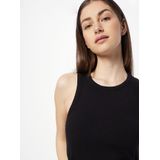 Tommy Hilfiger Dames Slim Rib Stretch Tank Top, Zwart, XS