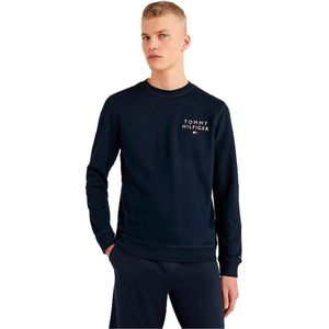 Tommy Hilfiger - Crew Neck Logo Sweatshirt - Blauw - Katoen