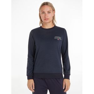 Tommy Hilfiger - Sweatshirt - Donkerblauw - Katoen/Gerecycled Polyester