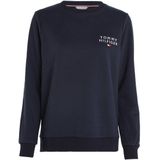 Tommy Hilfiger - Uw0uw04521 - Damestanktop - Blauw - 1 stuk - 50% Katoen, 50% Gerecycled