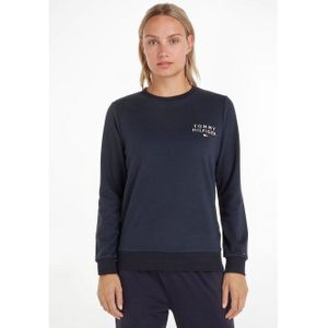 Tommy Hilfiger - Uw0uw04521 - Damestanktop - Blauw - 1 stuk - 50% Katoen, 50% Gerecycled
