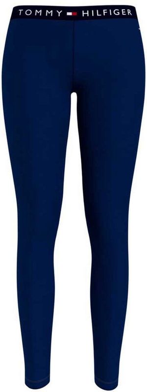 TOMMY HILFIGER - Legging Pyjamabroek - Blauw - Bio Katoen
