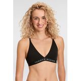 Tommy Hilfiger - Triangle BH - Biologisch Katoen - Zwart