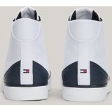 Tommy Hilfiger Heren Th Hi Vulc Core Canvas Gevulkaniseerde Sneaker, Wit, 41 EU