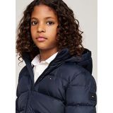 Winterjas - ESSENTIAL - Gewatteerde Jas - Effen - Met Capuchon en Nepbont Kraag