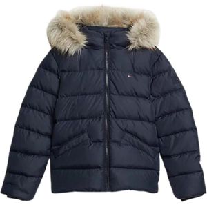 Winterjas - ESSENTIAL - Gewatteerde Jas - Effen - Met Capuchon en Nepbont Kraag