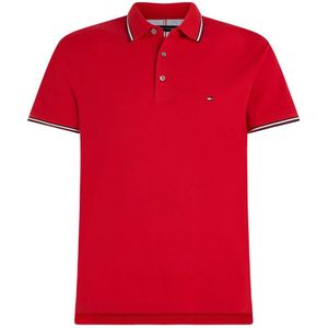 Tommy Hilfiger - Heren Polo SS Rwb Tipped Slim Polo - Rood