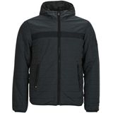 Tommy Hilfiger - Gewatteerde Jas - Zwart - Heren - Met Capuchon