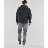 Tommy Hilfiger - Gewatteerde Jas - Zwart - Heren - Met Capuchon