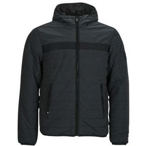 Tommy Hilfiger - Gewatteerde Jas - Zwart - Heren - Met Capuchon